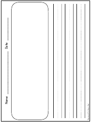Primary Lined Writing Paper for K-2, Page 16