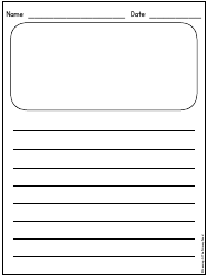 Primary Lined Writing Paper for K-2, Page 17