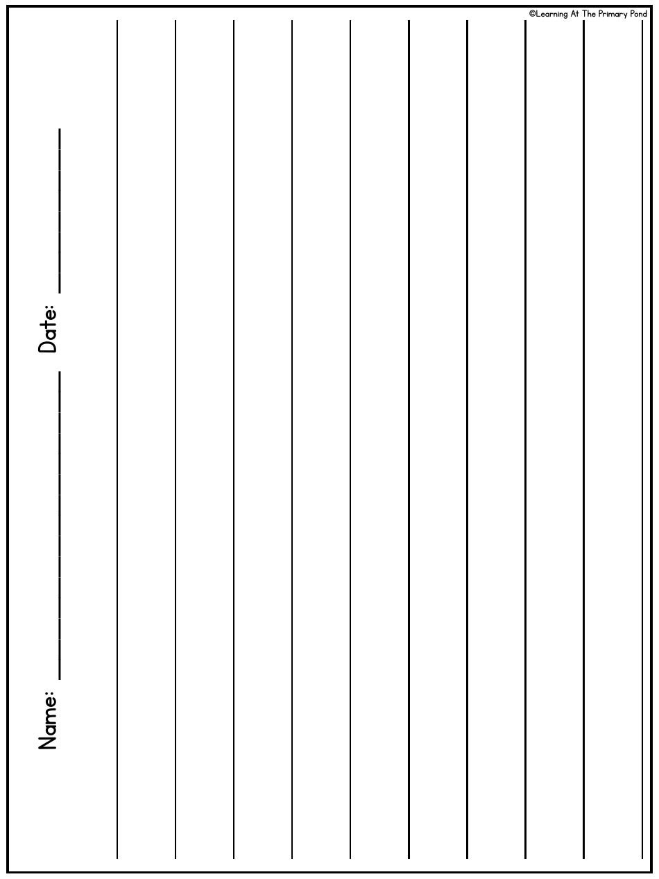 Primary Lined Writing Paper for K-2, Page 23
