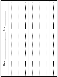 Primary Lined Writing Paper for K-2, Page 24