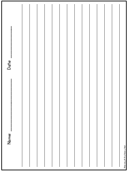 Primary Lined Writing Paper for K-2, Page 27
