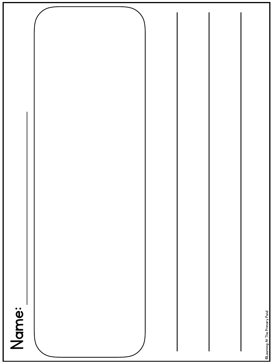 Primary Lined Writing Paper for K-2, Page 5