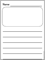 Primary Lined Writing Paper for K-2, Page 7