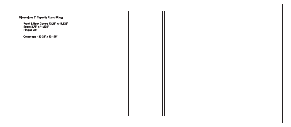 Document preview: Binder Layout Template - 3 in R