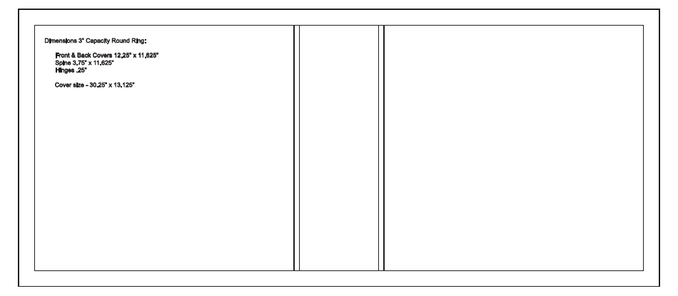 Binder Layout Template - 3 in R, Page 1