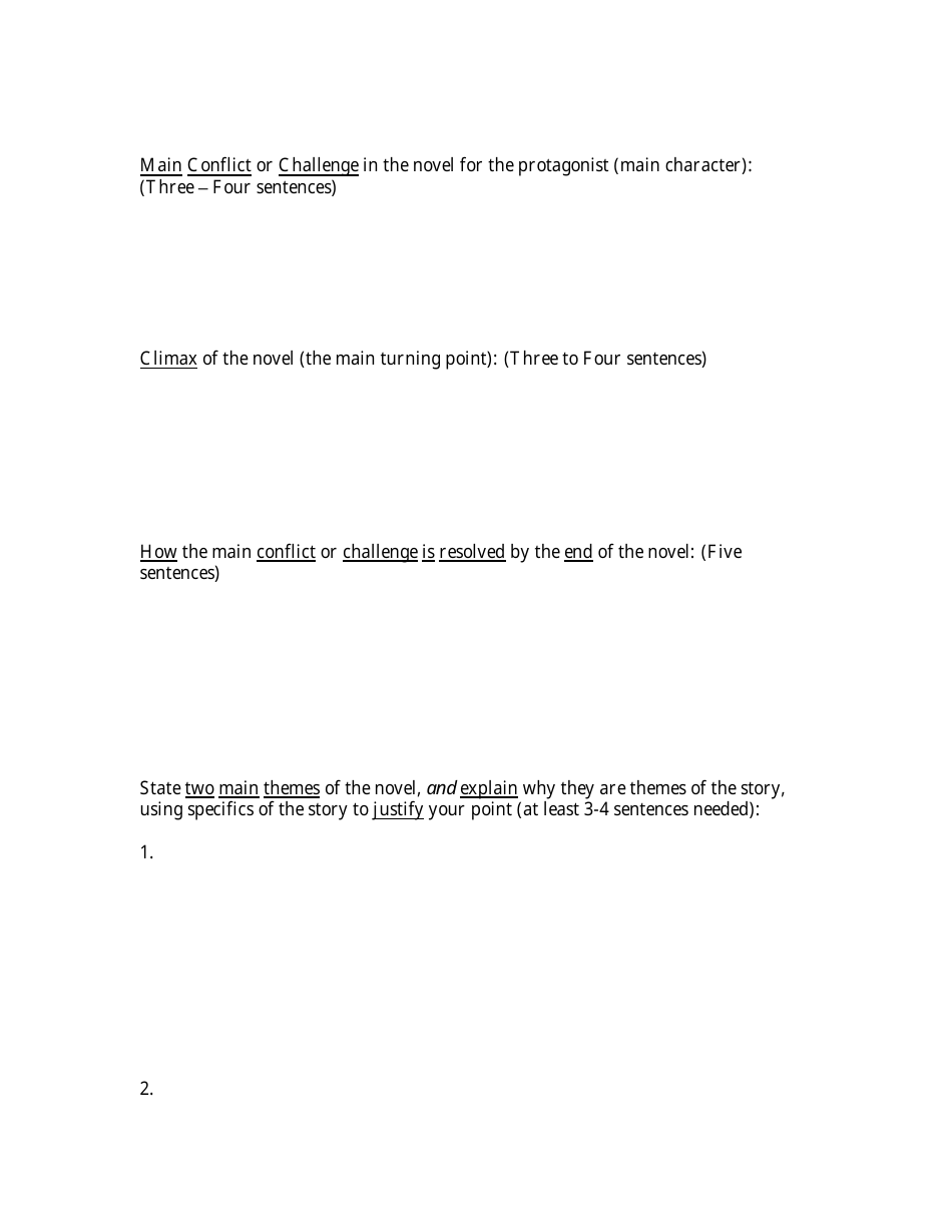 Book Review Template - Black and White, Page 2