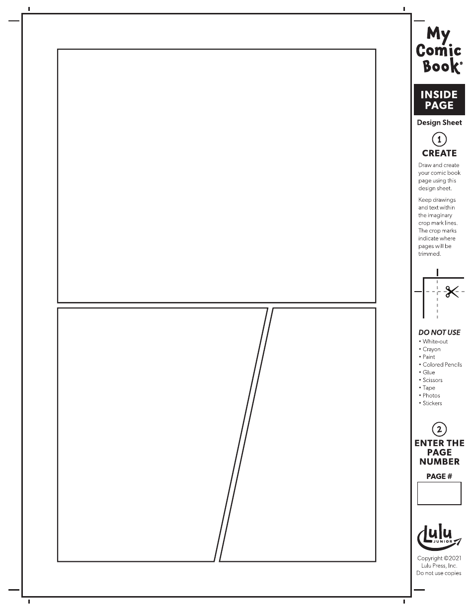 Comic Book Template - Lulu Press, Page 4