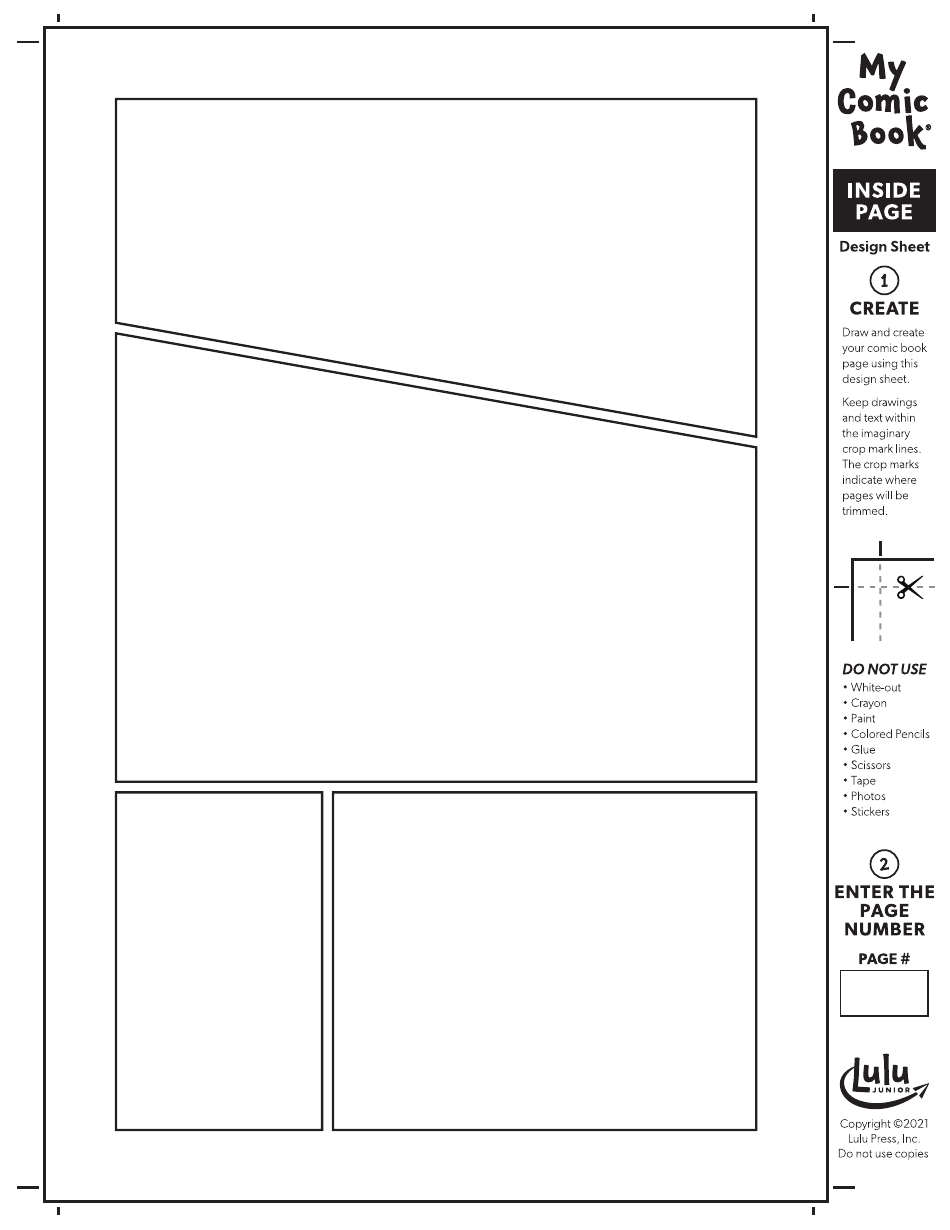Comic Book Template - Lulu Press, Page 5