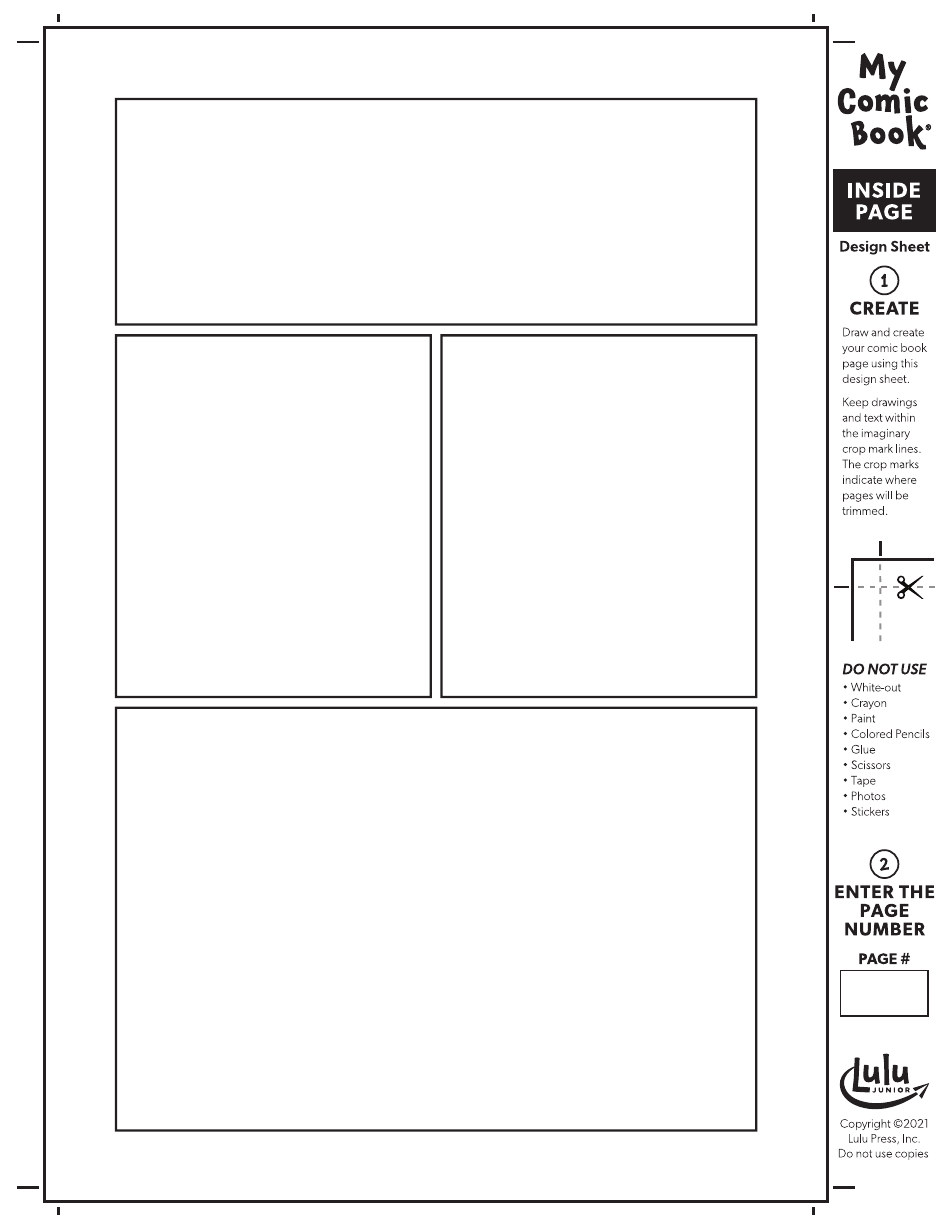Comic Book Template - Lulu Press, Page 7
