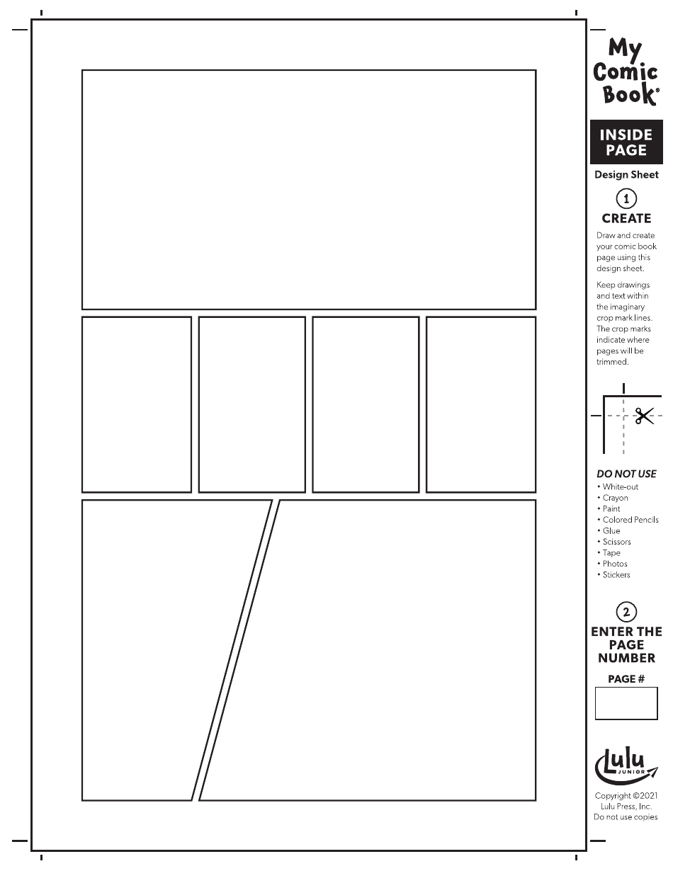 Comic Book Template - Lulu Press, Page 8