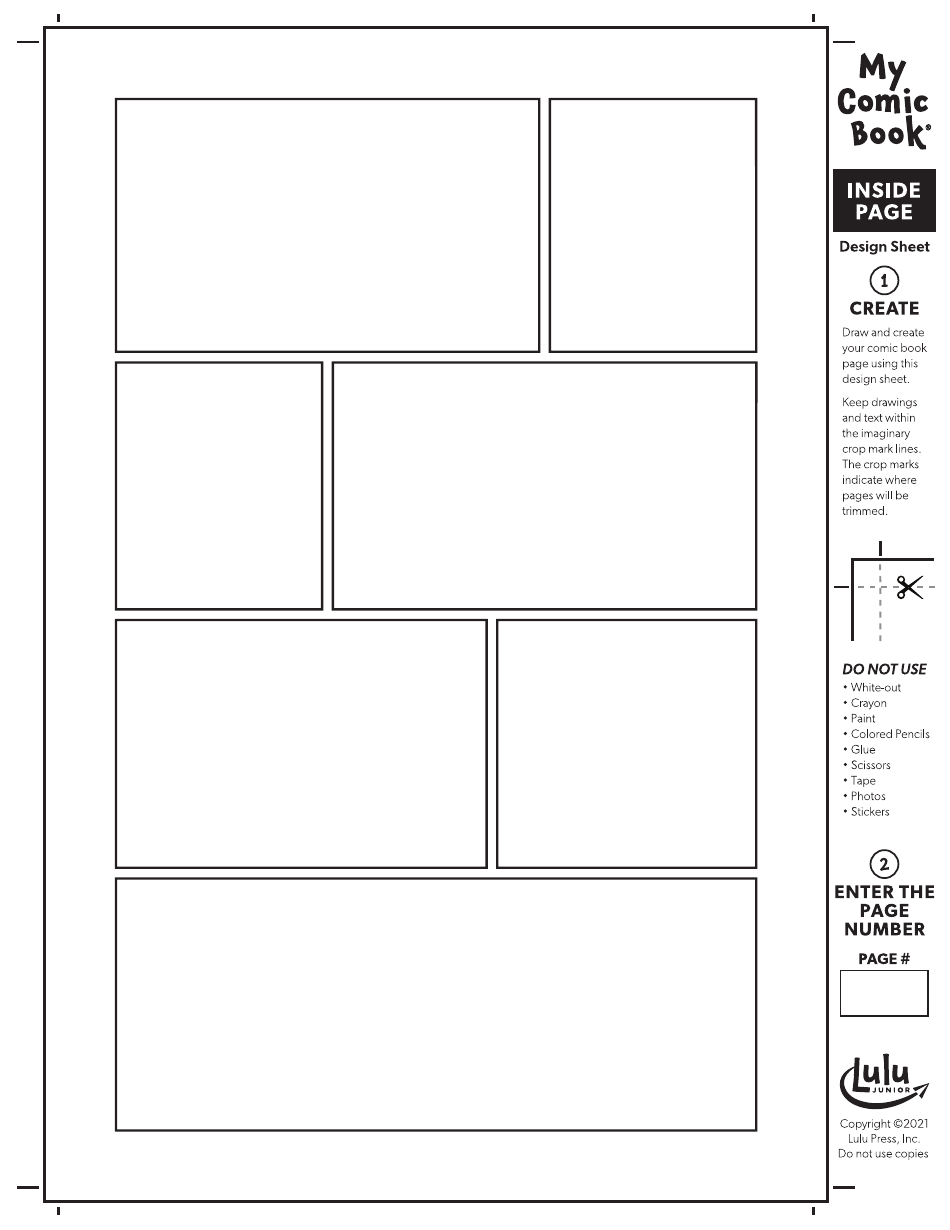 Comic Book Template - Lulu Press, Page 9