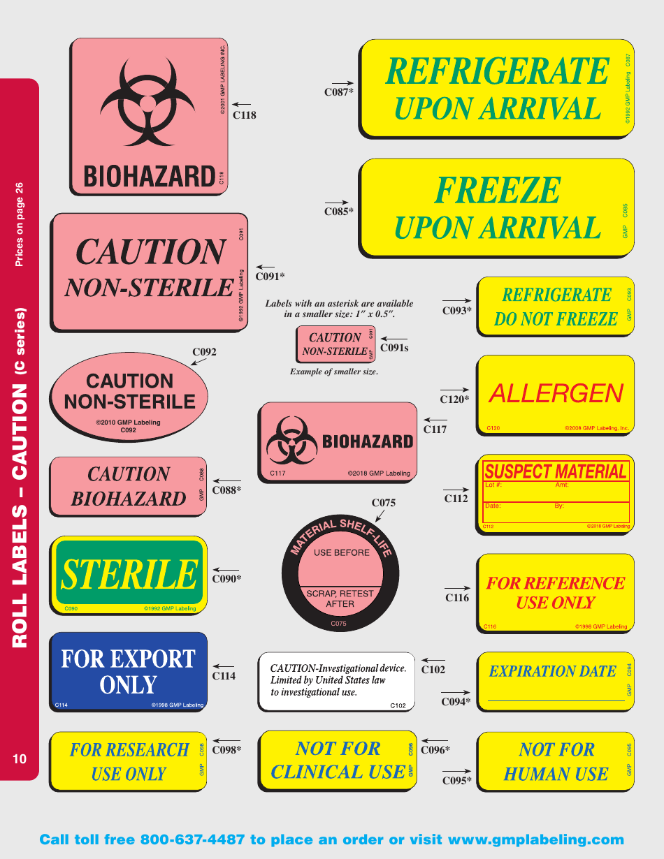 Gmp Labeling Templates, Page 10
