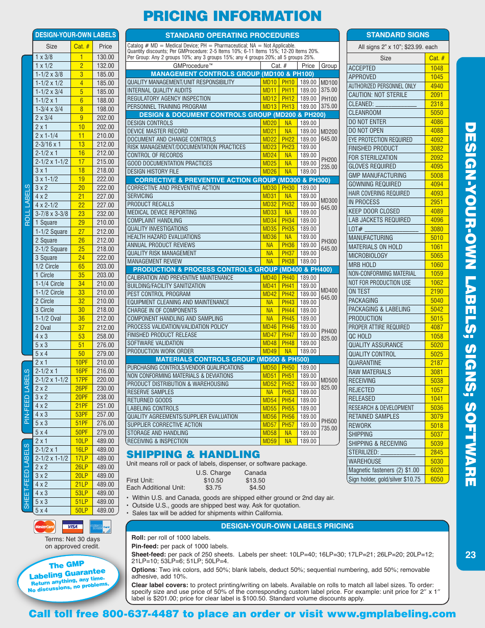 Gmp Labeling Templates Download Printable PDF Templateroller