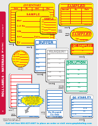 Gmp Labeling Templates, Page 8