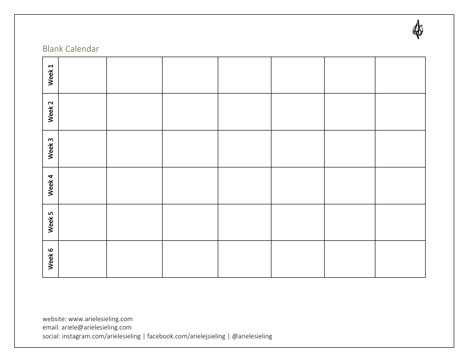 Book Launch Calendar Template, Page 6