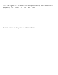 Fourth Grade Book Report Template: Fiction, Page 2