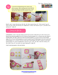 Granny Square Bookmark Crochet Pattern, Page 3