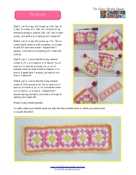 Granny Square Bookmark Crochet Pattern, Page 4
