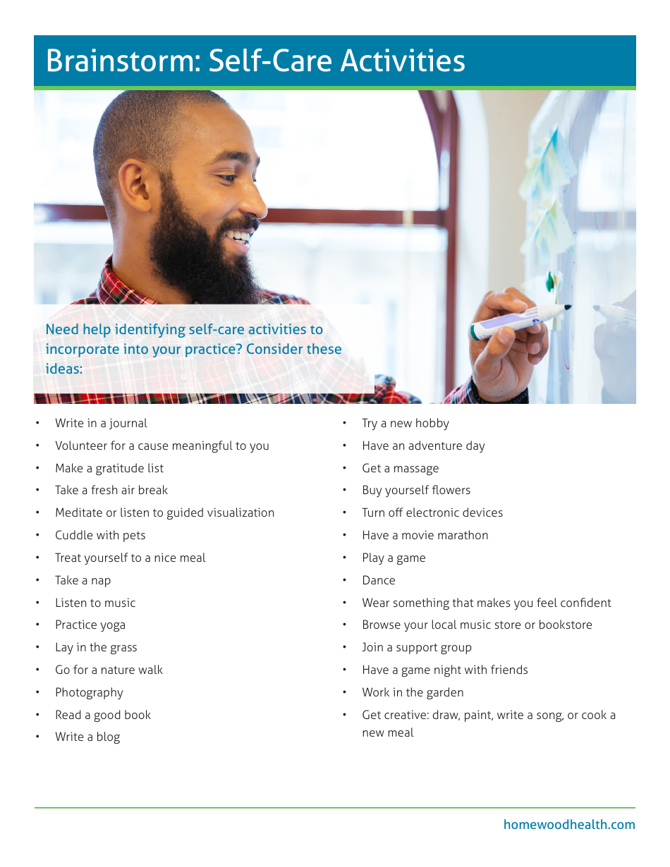 Self-care Plan, Page 8