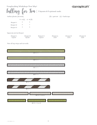 Document preview: Falling for You Scrapbooking Pattern - Ctmh Co