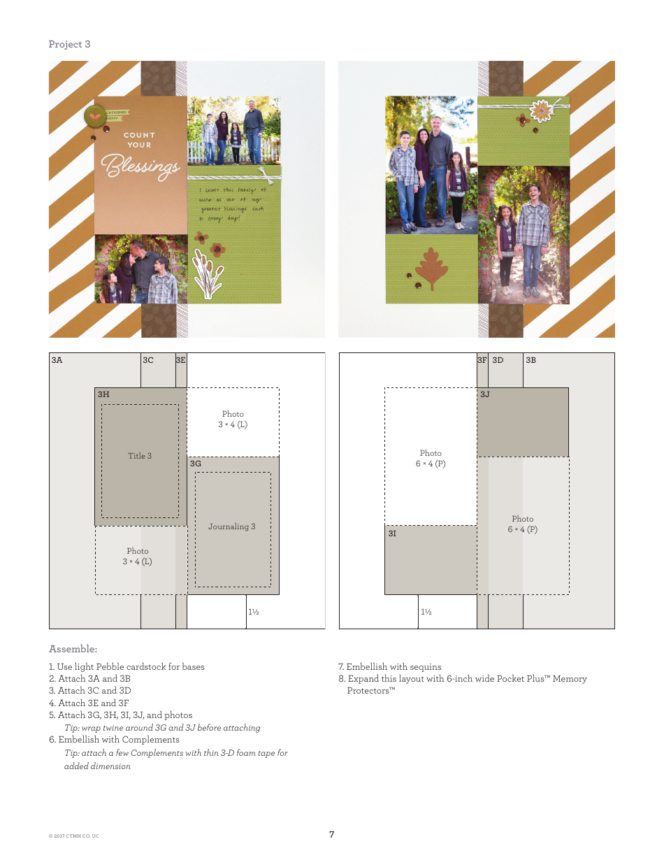 Falling for You Scrapbooking Pattern - Ctmh Co, Page 7