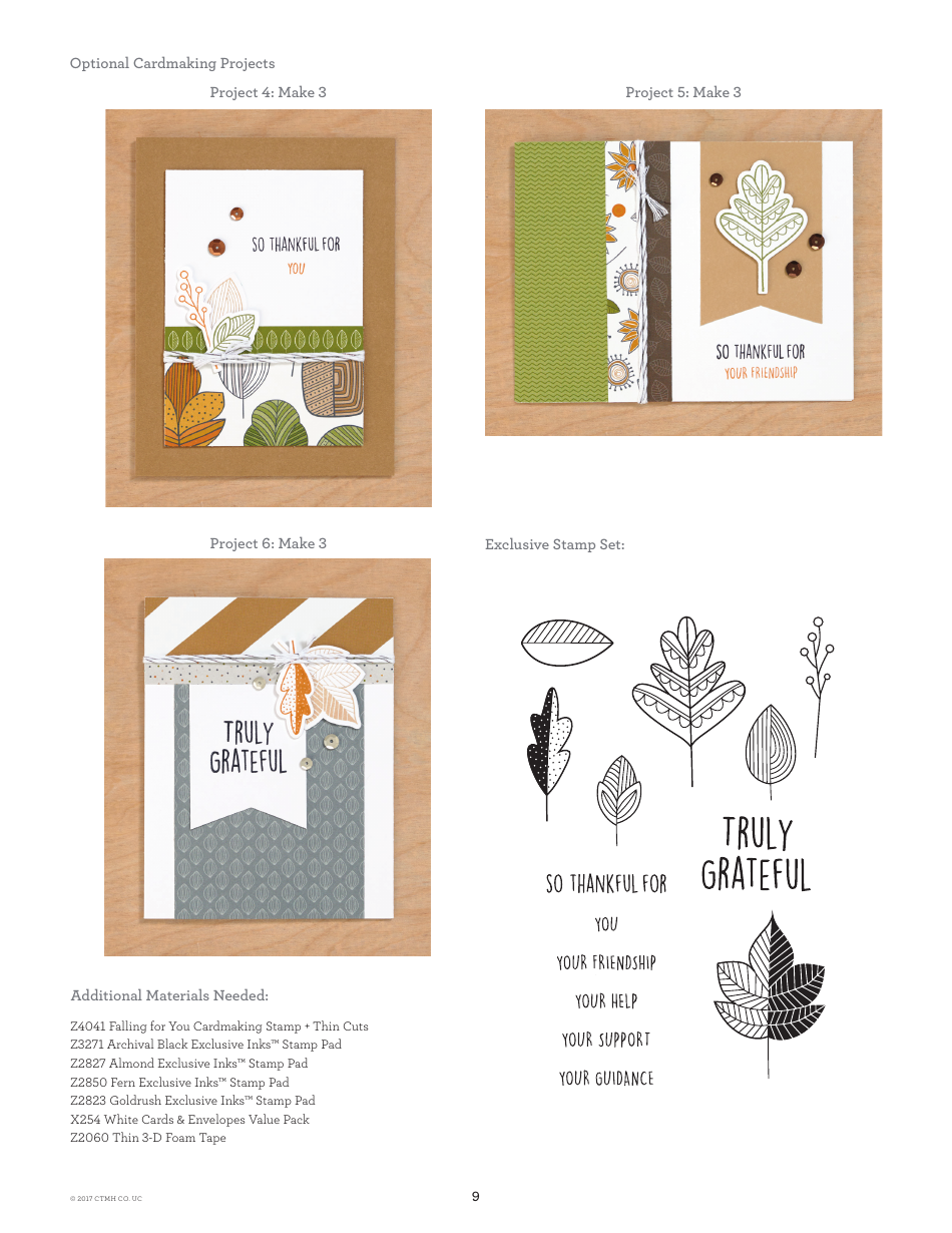 Falling for You Scrapbooking Pattern - Ctmh Co, Page 9