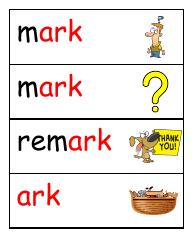 English Practice Sheet: Ark Word Family - Toonaday/Toonclipart, Page 18