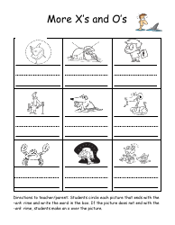 English Practice Sheet: Ark Word Family - Toonaday/Toonclipart, Page 8