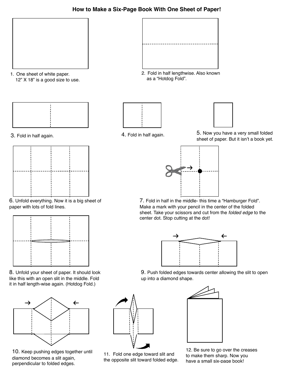 Six-Page Book Template - Lauren Stringer Download Printable PDF ...