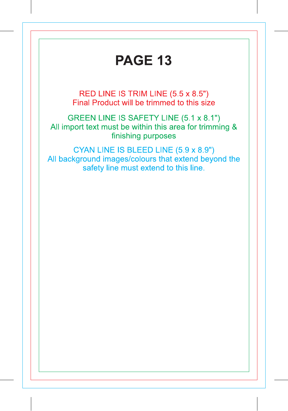 5.5 X 8.5 20-page Booklet Print Template, Page 13