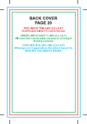 5.5 X 8.5 20-page Booklet Print Template, Page 20