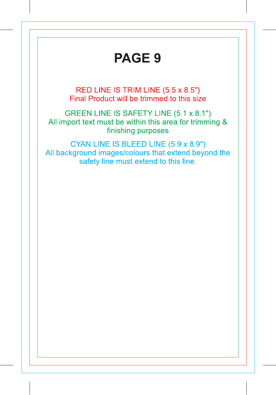 5.5 X 8.5 20-page Booklet Print Template, Page 9