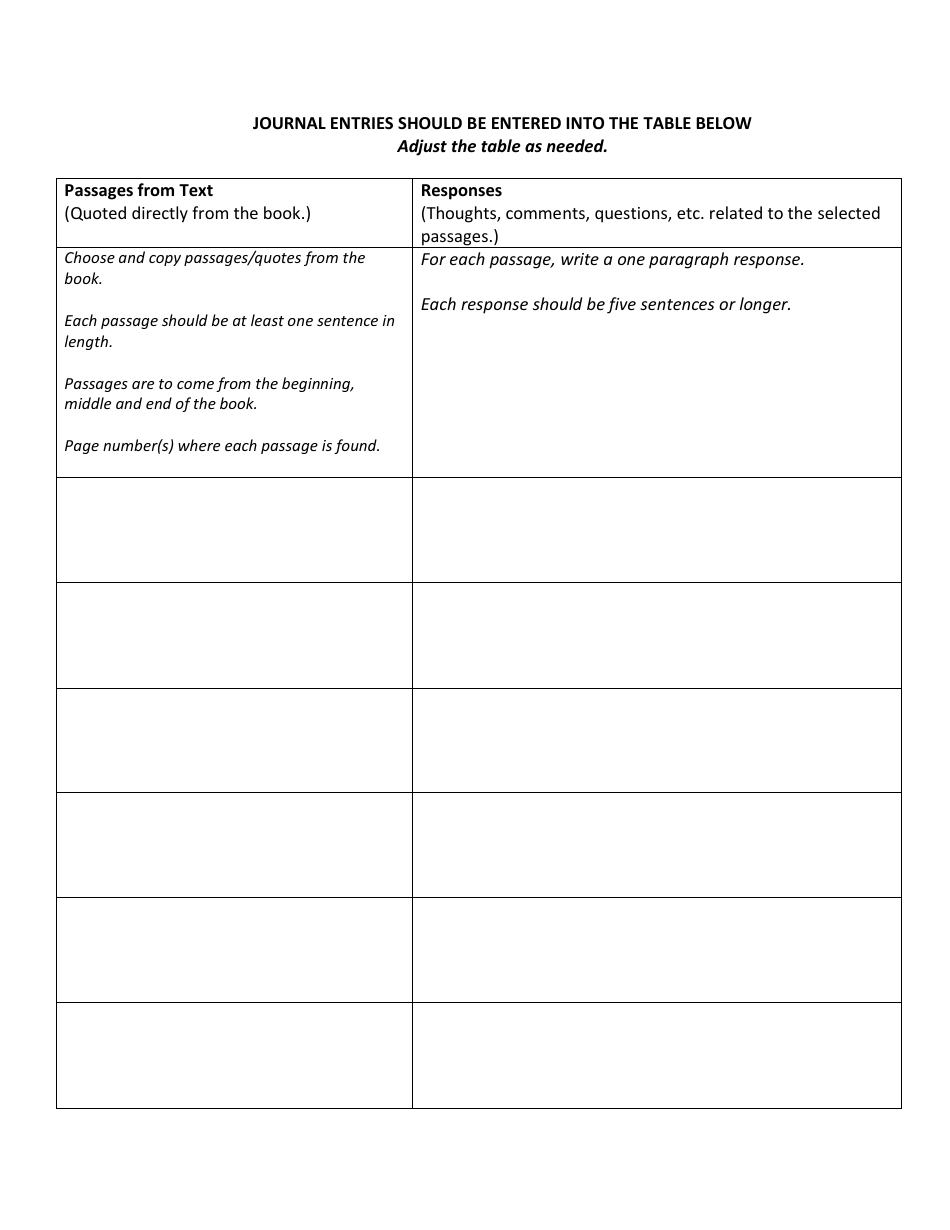 Nonfiction Book Reporting Form - Ap English Language  Composition, Page 3