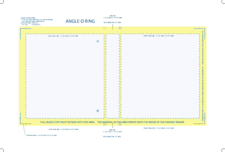 Angle-D Ring Binder Print Template, Page 1