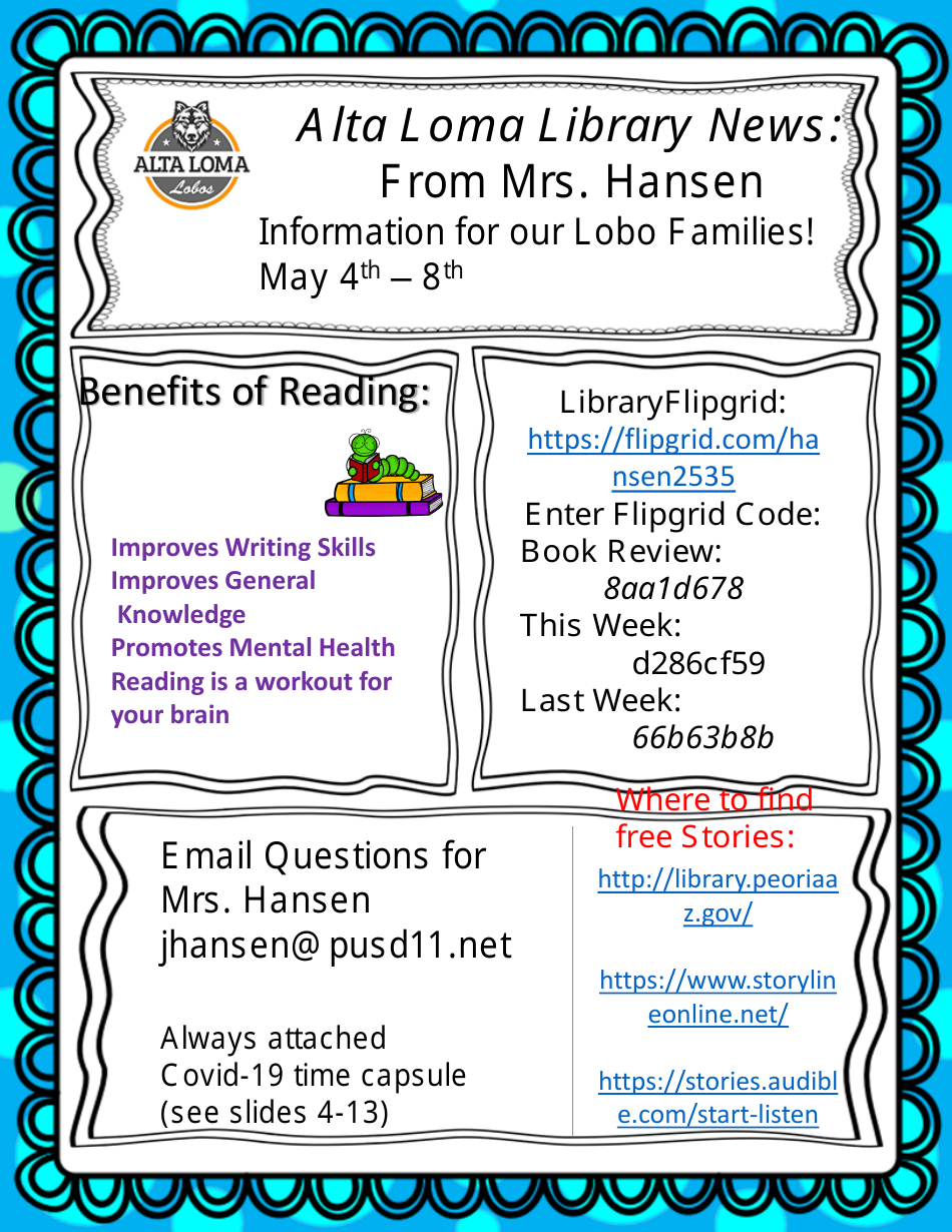 2020 Covid-19 Time Capsule Templates, Page 2