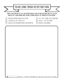 2020 Covid-19 Time Capsule Templates, Page 4