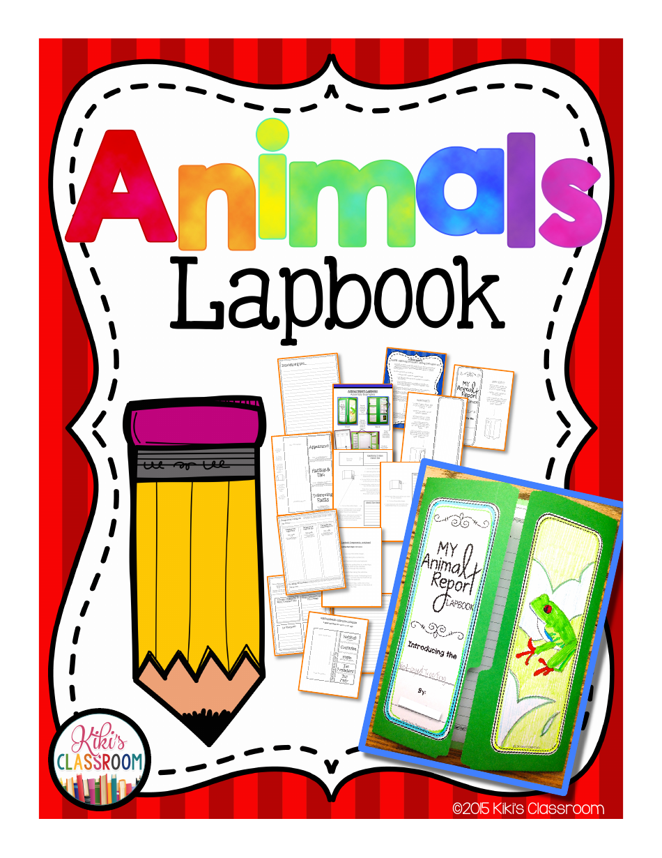 kiki's classroom biography lapbook