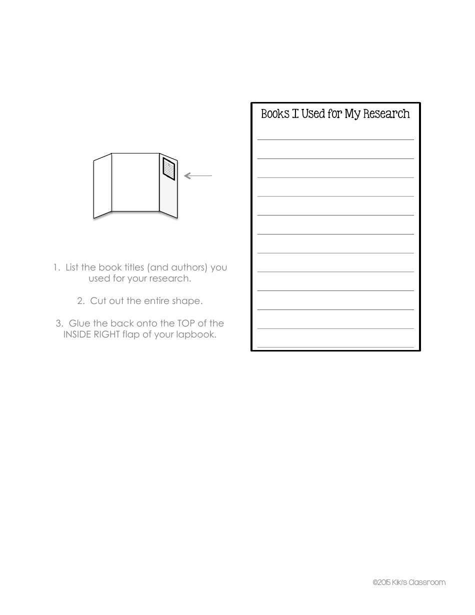 Animal Report Lapbook Templates - Kikis Classroom, Page 10