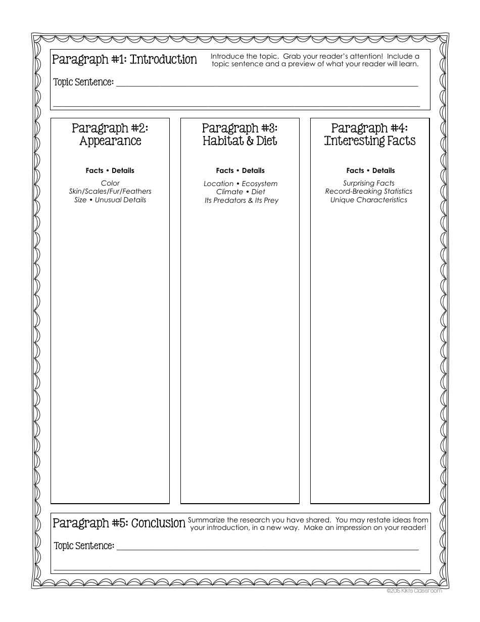 Animal Report Lapbook Templates - Kikis Classroom, Page 14