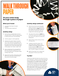 Document preview: Walk Through Paper Template