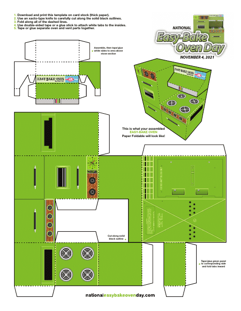 Paper Kitchen Template