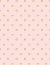 Document preview: Gold Glitter Polka Dot Paper