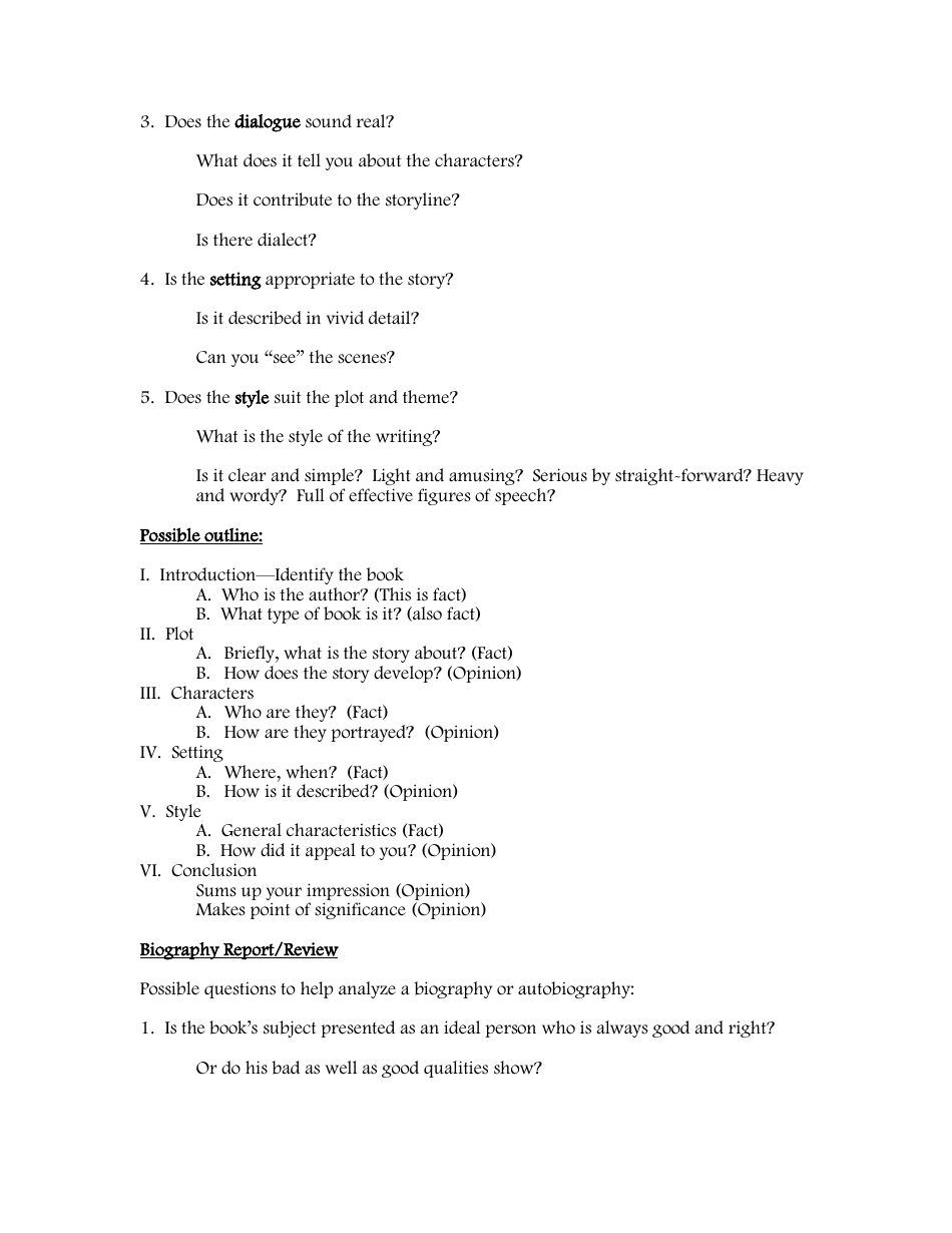 Book Report / Review, Page 3