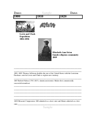 Book Timeline Template, Page 3
