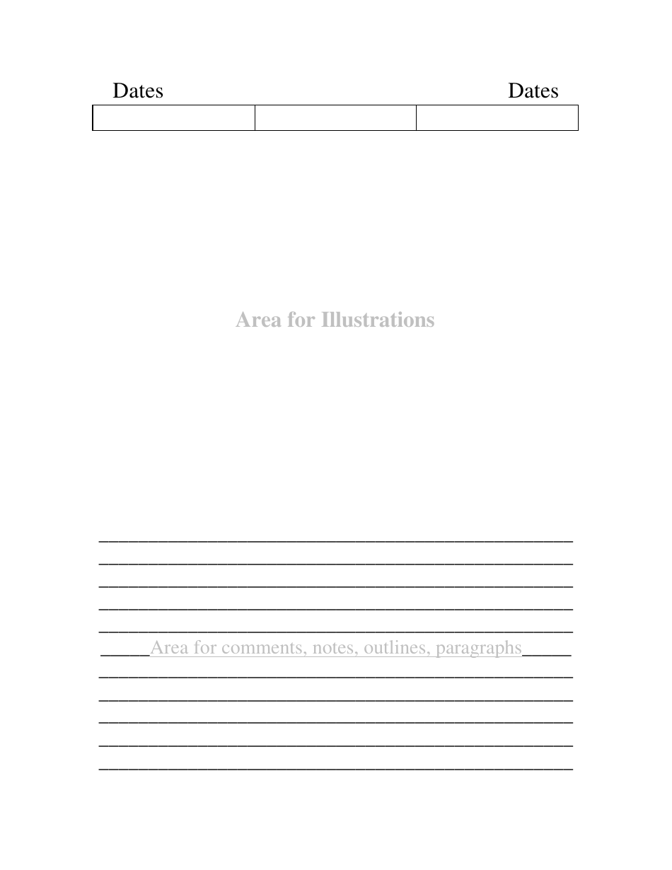 Book Timeline Template, Page 4
