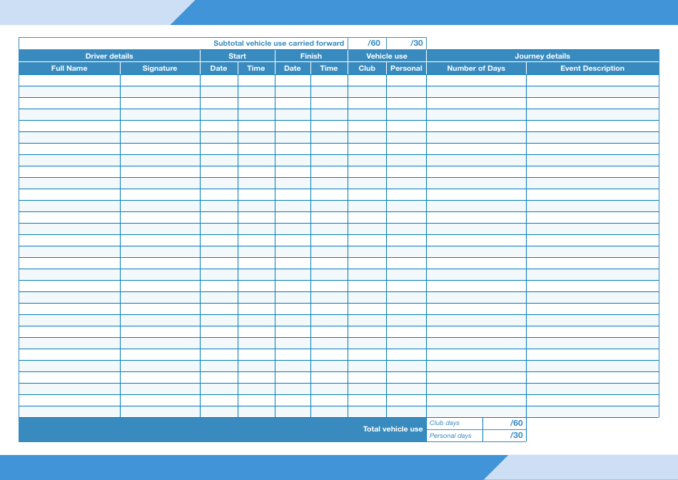 Western Australia Australia Concessions for Classics Log Book - Fill ...