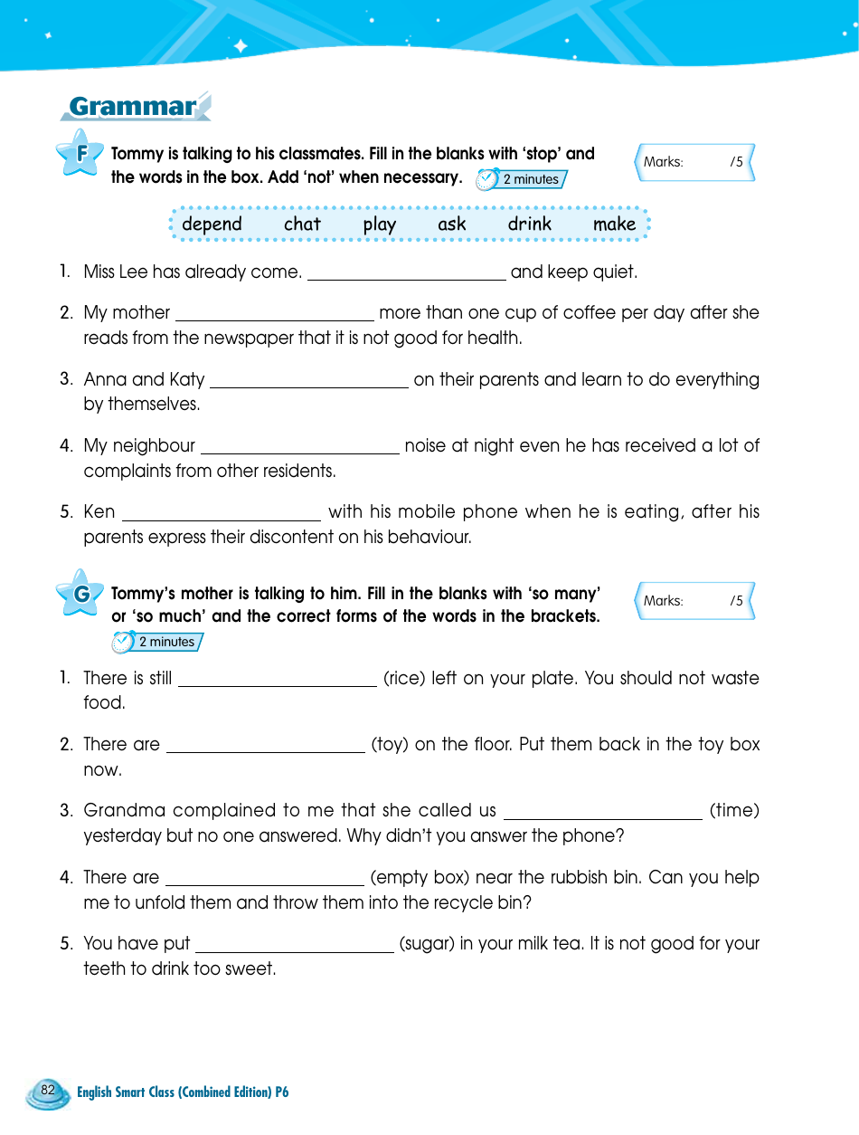 English Smart Class (Combined Edition) P6, Page 14