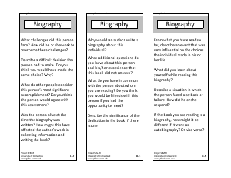Book Report Card Templates, Page 8