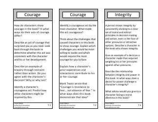 Book Report Card Templates, Page 9