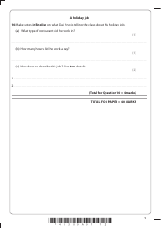 Edexcel Gcse Paper 1f: Listening and Understanding in Chinese - Pearson Education, Page 11